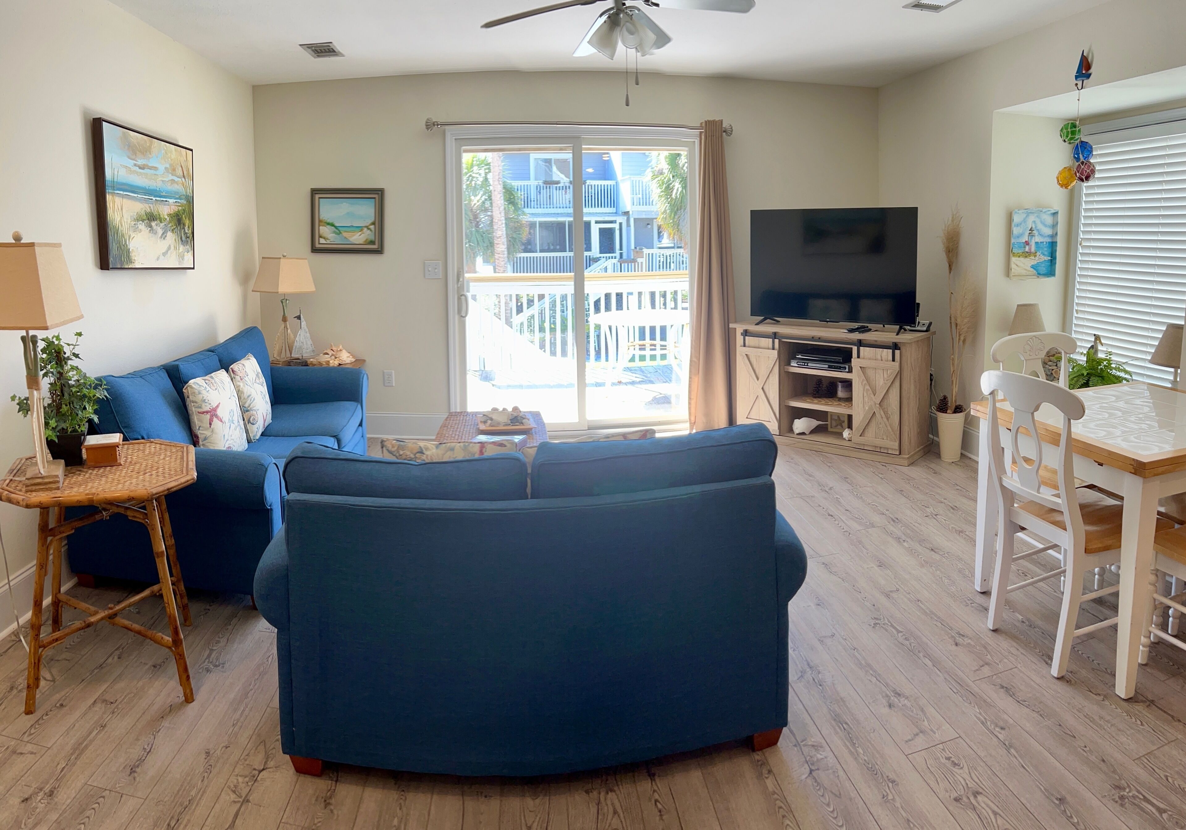Smart TV, DVD player, books