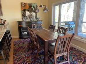 Dining - Bellawood Resort #1 Lakefront Cabin with Boat Slip - Unobstructed View! (Greers Ferry)