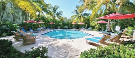 Una piscina riscaldata