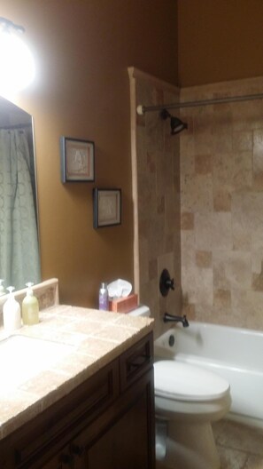 Shower, hair dryer, towels, shampoo - Vacation Rental Available (Scottsdale)