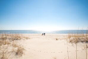On the beach