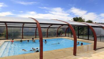 Indoor pool, a heated pool
