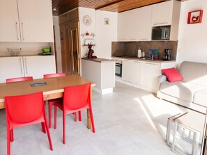 Interior - Homerez - Studio in Les Carroz, mountain view. (Les Carroz)