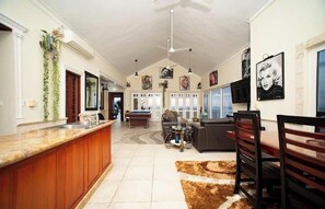 Games room - Stylish 3BR Penthouse | Ocean Views, Sosúa Center (Sosúa)