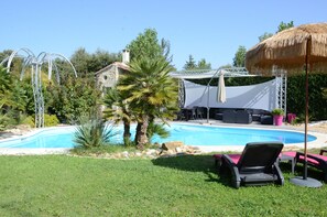 Una piscina riscaldata
