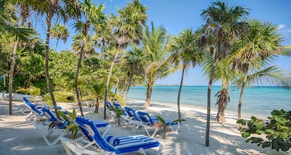 ¡Experiencia de 5 estrellas! Villa frente al mar 4BR / 4BA con playa privada + piscina, snorkel