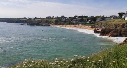MAISON VUE MER TOUT CONFORT AU CALME GRAND JARDIN PROCHE DES PLAGES