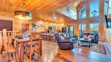 TV, video games, table tennis, music library
