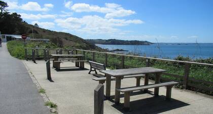 Haus 800 m von den Stränden von Beg Leguer, mit umzäuntem Garten mit Bäumen