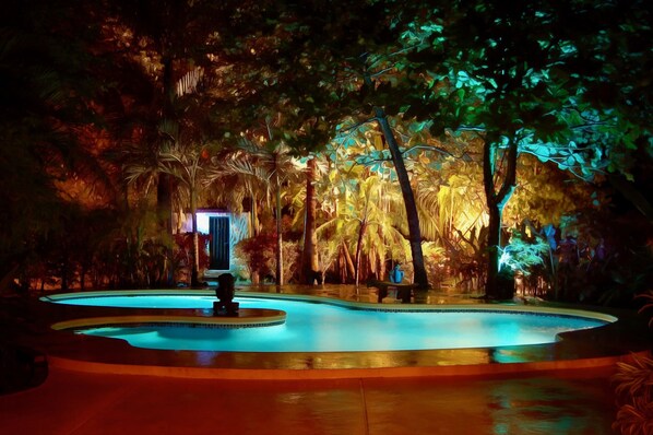 Outdoor pool - 2 MINUTE WALK TO BEACH Private Pool Patio & Garden HIDDEN GEM charming home (Playa Grande)