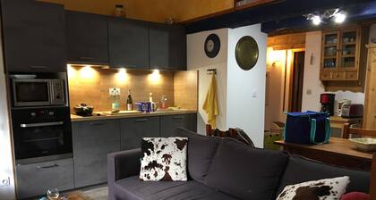 Bright through-apartment for 6 people