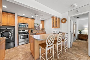 Private kitchen - Blind Pass Condos at Bowman's Beach F103 on beautiful Sanibel Island (Sanibel Island)
