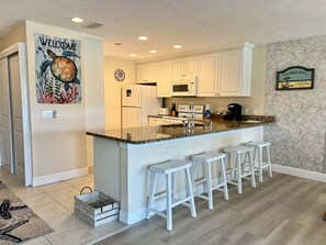Private kitchen - Blind Pass Condos at Bowman's Beach E204 on beautiful Sanibel Island (Sanibel)