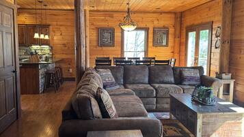 Smart TV, chimenea, videojuegos y reproductor de DVD