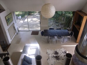 Dining - Architect house in the countryside, 1h50 h from Paris, ideal for relaxation (Saint-Georges-Sur-Baulche)