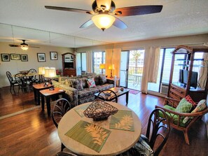 Televisión y reproductor de DVD 