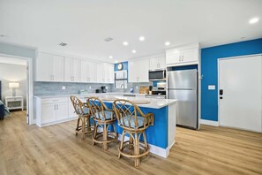 Private kitchen - Blind Pass Condos at Bowman's Beach F101 on beautiful Sanibel Island (Sanibel Island)