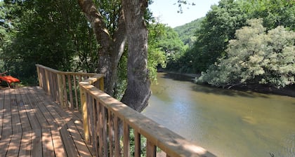 Luxury riverside cotage in a listed medieval village.