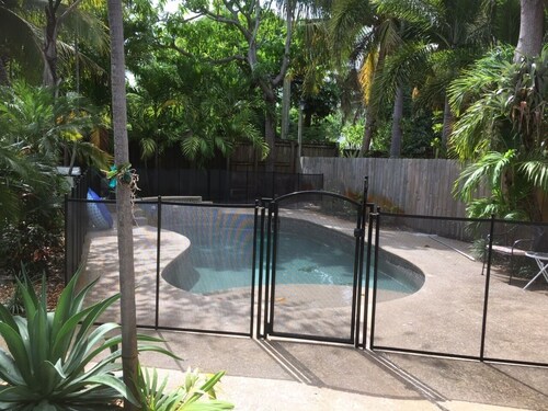 Tropical Heated Pool home in fun beach side town  Sleeps 8 Private