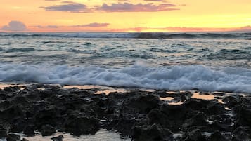 Sun loungers, beach towels