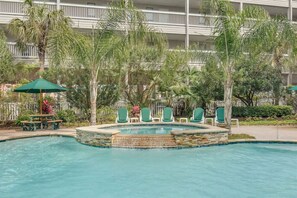 A heated pool - Top Floor! Oceanfront View, Heated Pool, Casa Del Mar! (Galveston)