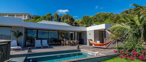 Una piscina riscaldata