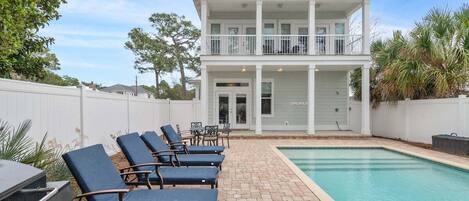 Außenpool, beheizter Pool