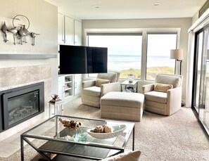 Älytelevisio, takka, Netflix, Hulu