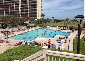 Indoor pool, outdoor pool