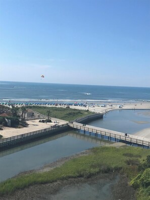 Beach nearby, sun-loungers