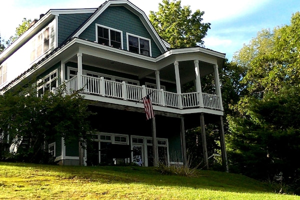 View of the house from the ocean side