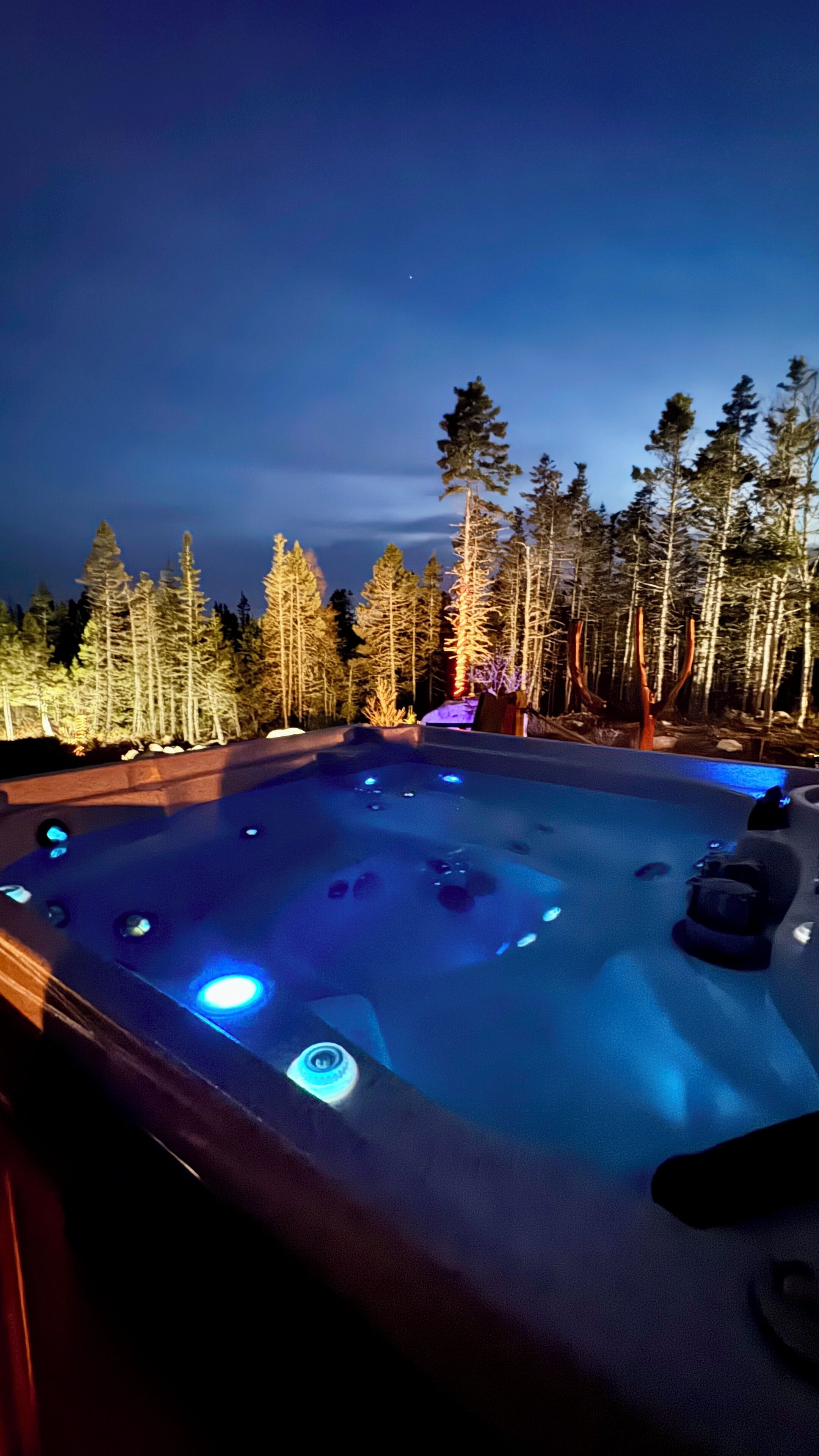 Bain à remous extérieur