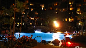 Una piscina climatizada