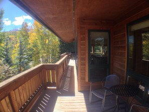 Terrace/patio - Newhard Chalet - Big House Convenient Location Great for Groups Families Friends (Snowmass Village)
