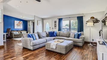 Smart TV, video games, DVD player, books