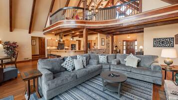 TV, fireplace, DVD player, table tennis