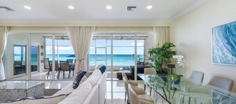 Prime Residence #6 on 7 Mile Beach, High-End Ground Floor Beachfront Condo