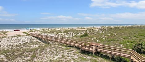 Accommodatie ligt op het strand
