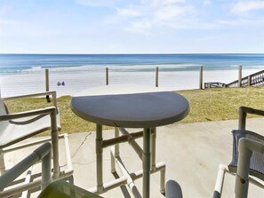 Outdoor dining - Gulf Front Views-Beach Chairs*-Ground Floor BMV 4B (Santa Rosa Beach)