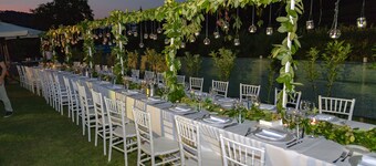 wonderful area in the middle of the vineyards where you can relax and taste wine