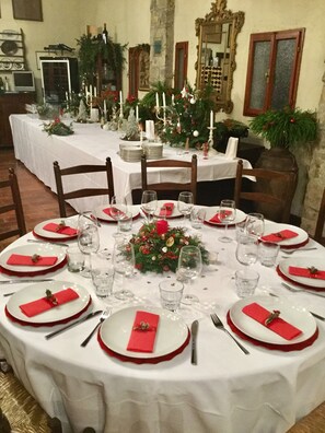 Dining - wonderful area in the middle of the vineyards where you can relax and taste wine (Manzano)