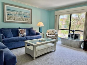 Living area - Blind Pass Condos at Bowman's Beach B206 on beautiful Sanibel Island (Sanibel Island)