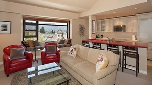 Fernseher, Kamin, DVD-Player