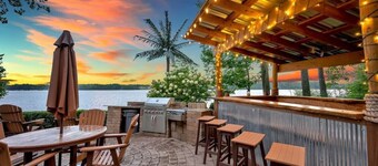 Log Cabin on Private 8 acre ISLAND!