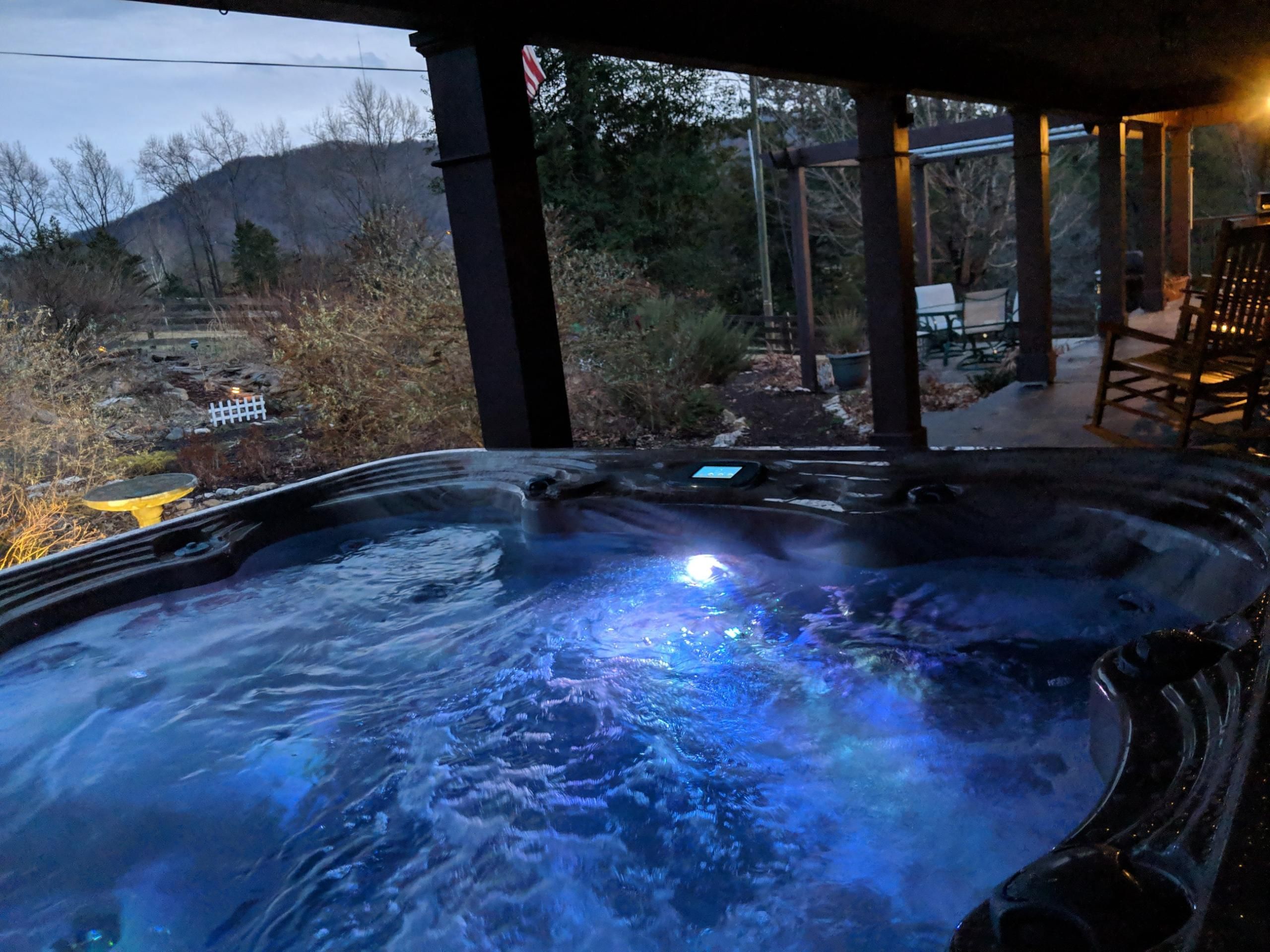Bain à remous extérieur