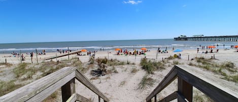 On the beach