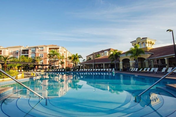 Free access to pools included