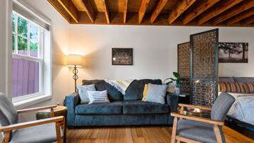 Smart TV, DVD player, books