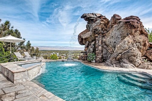 Gated Celebrity Estate With Panoramic Views Of City 