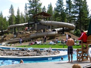 Piscina externa, piscina aquecida